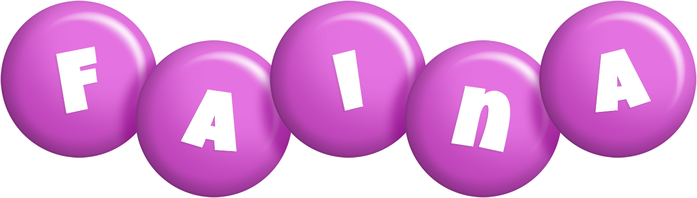 Faina candy-purple logo