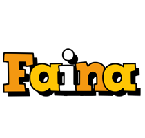 Faina cartoon logo