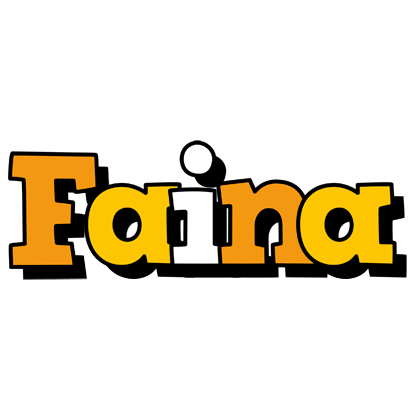 Faina cartoon logo