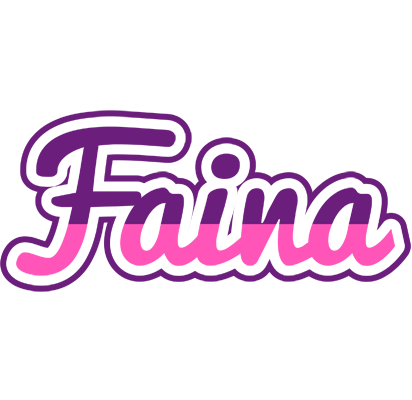 Faina cheerful logo