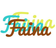 Faina cupcake logo