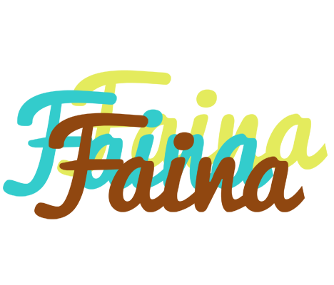 Faina cupcake logo