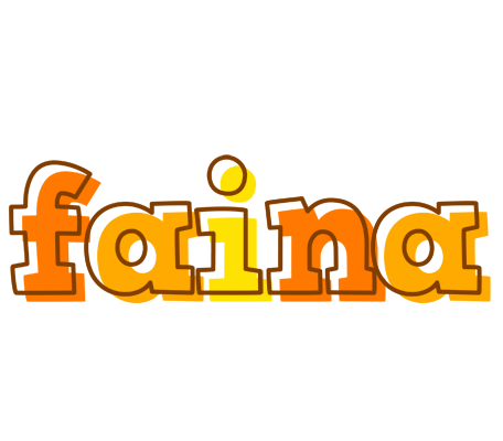 Faina desert logo