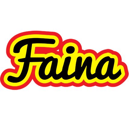 Faina flaming logo