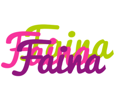 Faina flowers logo