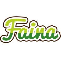 Faina golfing logo