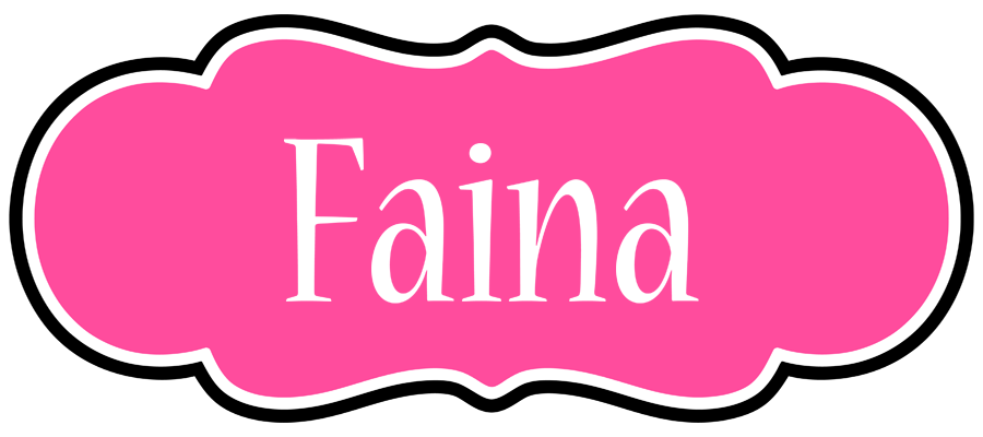 Faina invitation logo