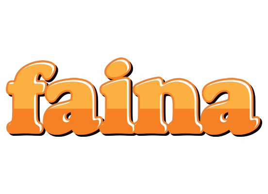 Faina orange logo