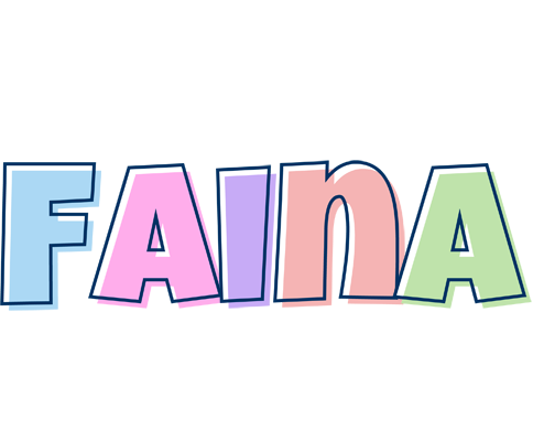 Faina pastel logo