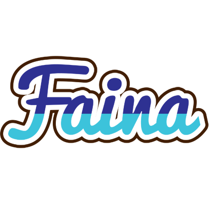 Faina raining logo