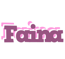 Faina relaxing logo