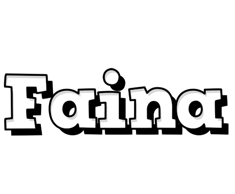 Faina snowing logo
