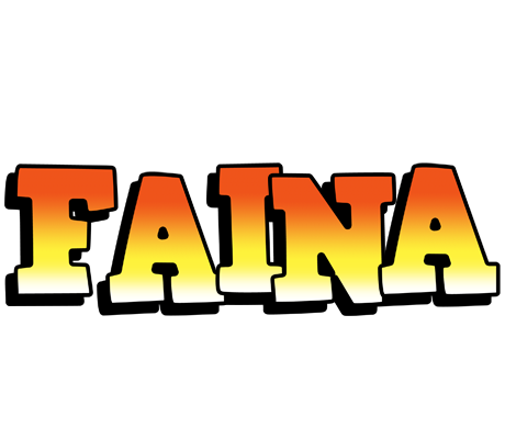 Faina sunset logo