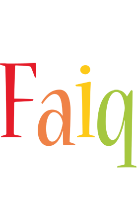 Faiq birthday logo