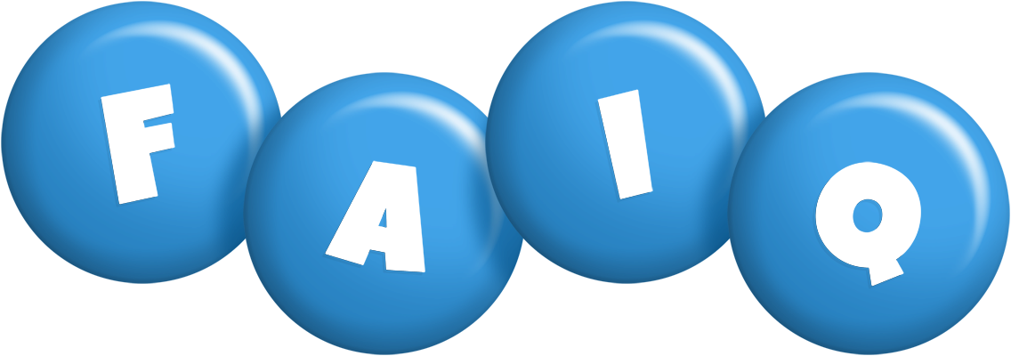 Faiq candy-blue logo