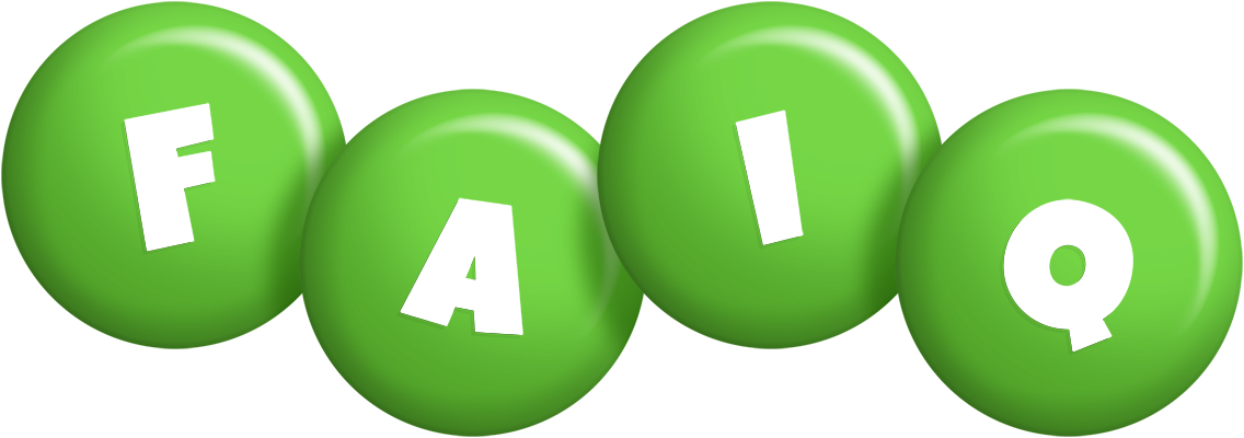 Faiq candy-green logo