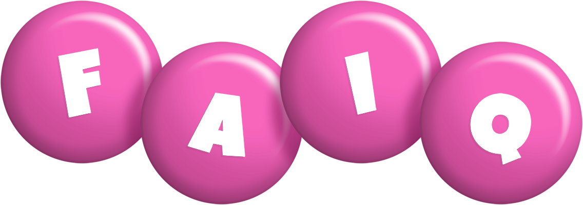 Faiq candy-pink logo