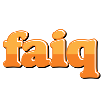 Faiq orange logo