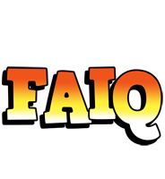 Faiq sunset logo