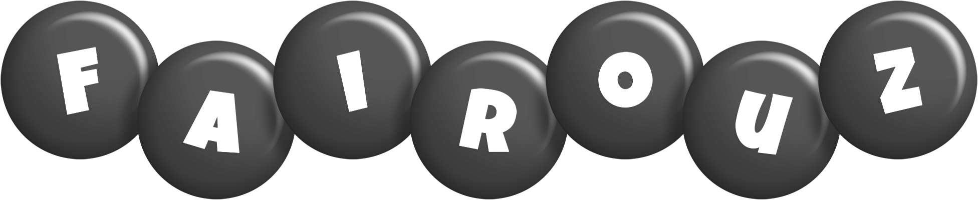 Fairouz candy-black logo
