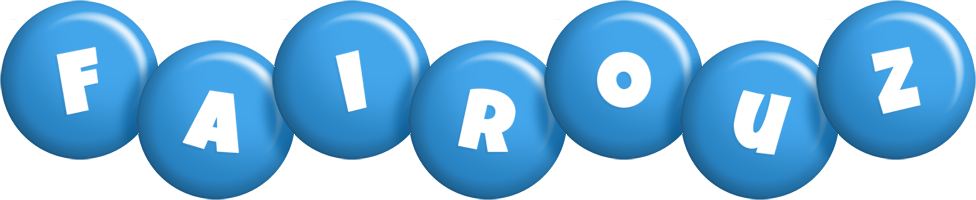 Fairouz candy-blue logo