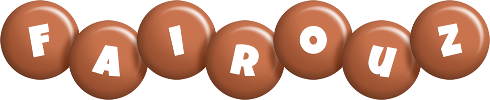 Fairouz candy-brown logo