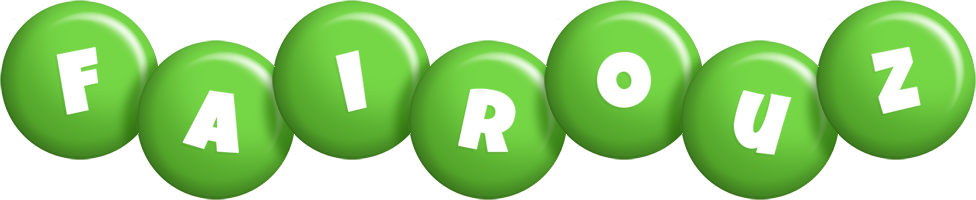 Fairouz candy-green logo