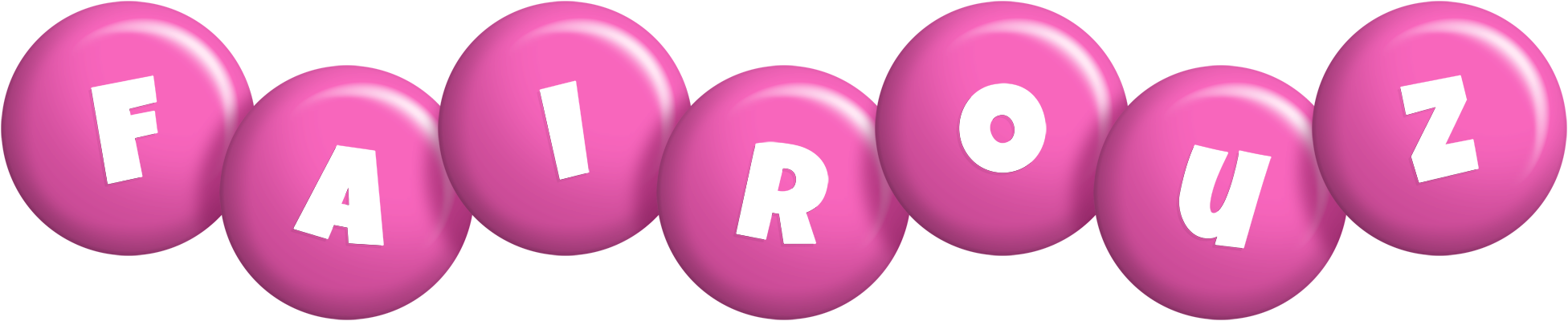 Fairouz candy-pink logo