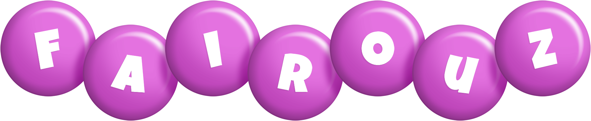 Fairouz candy-purple logo