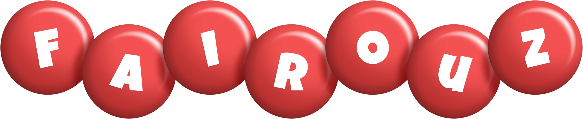 Fairouz candy-red logo