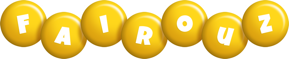 Fairouz candy-yellow logo