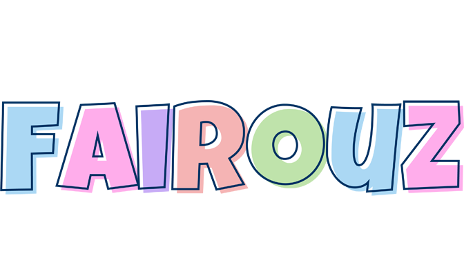 Fairouz pastel logo