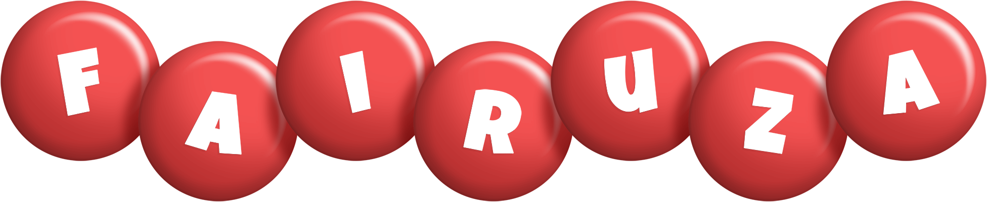 Fairuza candy-red logo