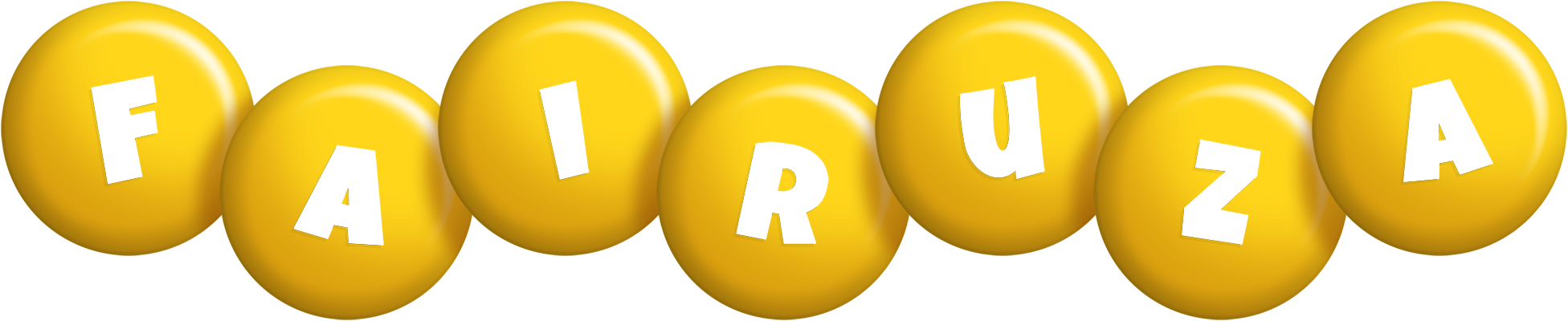 Fairuza candy-yellow logo