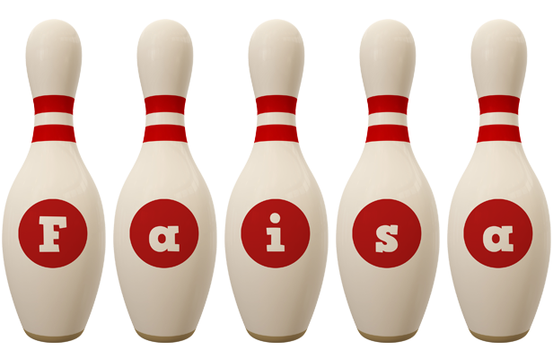 Faisa bowling-pin logo