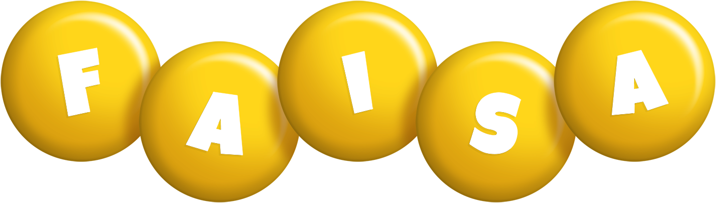 Faisa candy-yellow logo