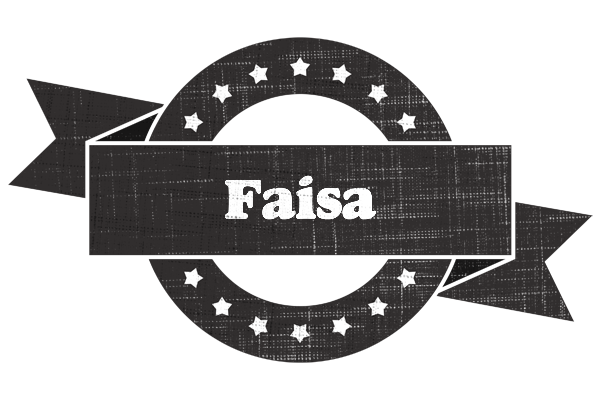 Faisa grunge logo
