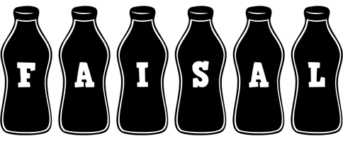 Faisal bottle logo