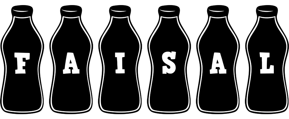 Faisal bottle logo