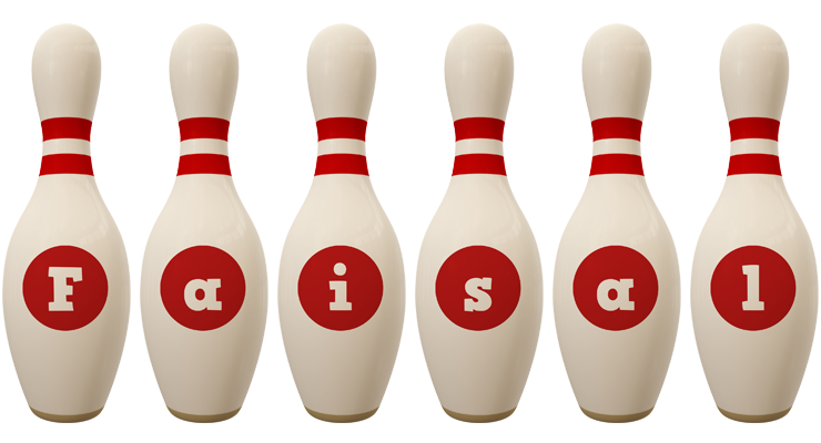 Faisal bowling-pin logo