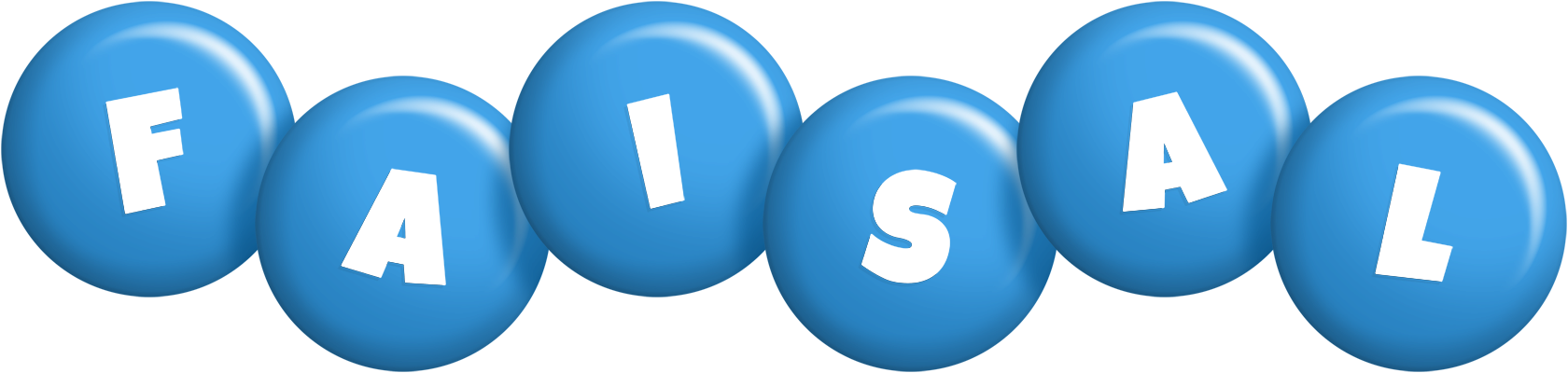 Faisal candy-blue logo