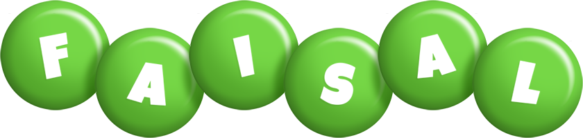 Faisal candy-green logo