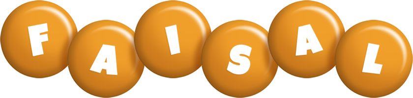 Faisal candy-orange logo