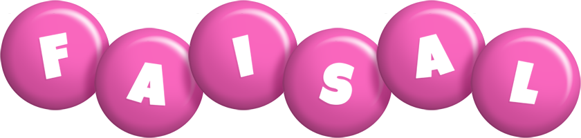 Faisal candy-pink logo