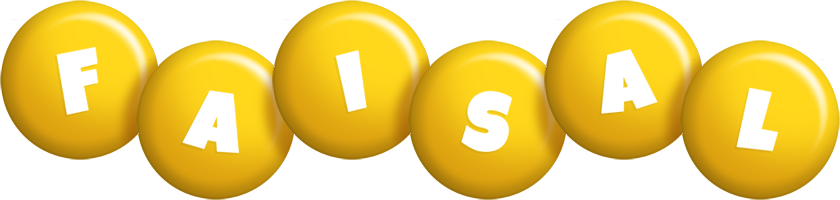 Faisal candy-yellow logo