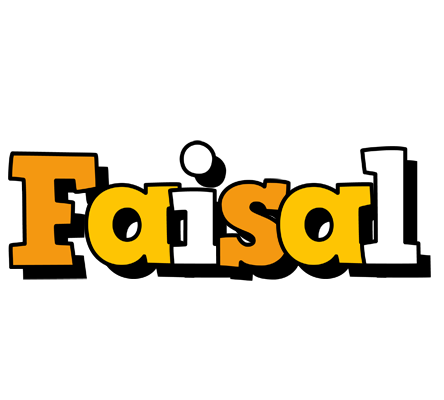 Faisal cartoon logo