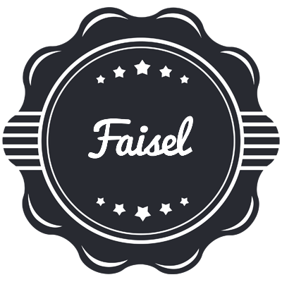 Faisel badge logo