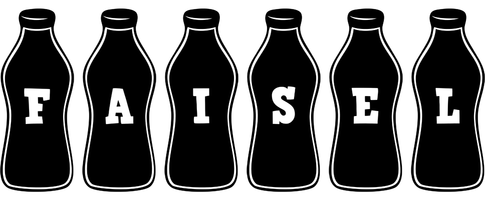 Faisel bottle logo