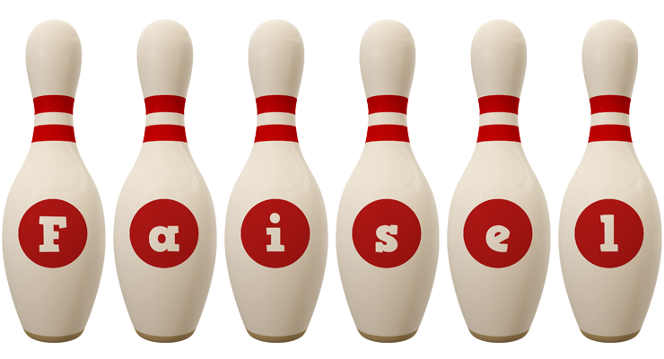 Faisel bowling-pin logo