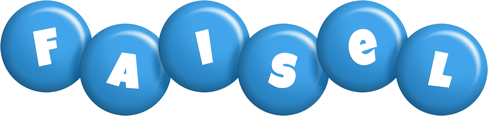 Faisel candy-blue logo
